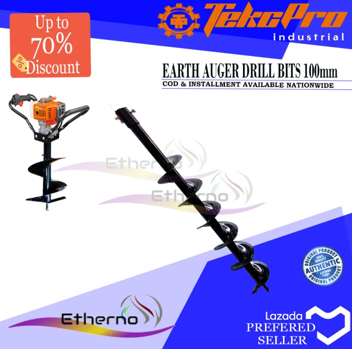 Earth Auger Drill bit 100mm Lazada PH