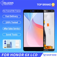 5.5นิ้วสำหรับ Honor 6X Lcd Touch Panel Screen Digitizer Assembly GR5 2017จอแสดงผลพร้อมกรอบ