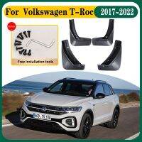 SUS304☫บังโคลนสำหรับ T-Roc TRoc T Roc AC7 A11 2017 2022 4อุปกรณ์บังโคลนหน้าหลัง