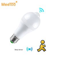 ♛❡☁ E27 LED Night Lights Lamp With PIR Motion Sensor Light ON/OFF Illuminator B22 Lampe LED Bulb Body Movement Detector Luminaria