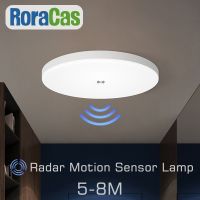 ZZOOI LED Ceiling Lamp Radar Motion Sensor Light 220V Smart Home Lighting 24W 36W 30cm Ceiling Lights for Hallways Corridor Carpor