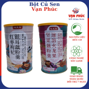 Combo 2 Hộp Miễn Ship Bột Củ Sen Mix Táo Đỏ, Kỷ Từ, Ngân Nhĩ + Bột Củ Sen