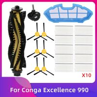 For Conga Series Excellence 990 Robot Vacuum Main Roller Side Brush Hepa Air Filter Mop Cloth Replacement Accessories Spare (hot sell)Humphrey Job