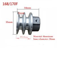 Od 19:20มม. Id V ล้อสายพานเจาะร่องคู่สำหรับฮอนด้า168f 170f Gx110 Gx120 Gx160 Gx200เครื่องยนต์เอทีวีโกคาร์ท7แรงม้า