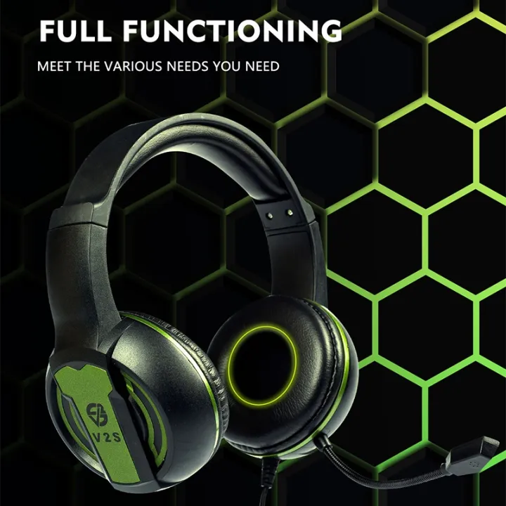 V2s k4pro game headset PC Headset noise reduction treble hidden