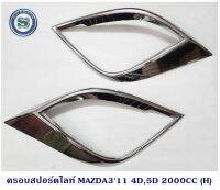 ครอบสปอรฺตไลท์ MAZDA 3 2011 เครื่อง 2000CC 4D,5D มาสด้า3 2011 สำหรับเครื่อง 2000 ซีซี สำหรับรถ 4ประตูและ5ประตู