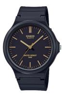 Casio Standard นาฬิกาข้อมือผู้ชาย สายเรซิ่น รุ่น MW-240,MW-240-1E2 (CMG) - สีดำ