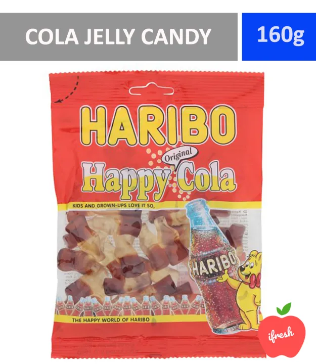 ifresh- Haribo Happy Original Cola Flavour Jelly Candy 160g | Lazada