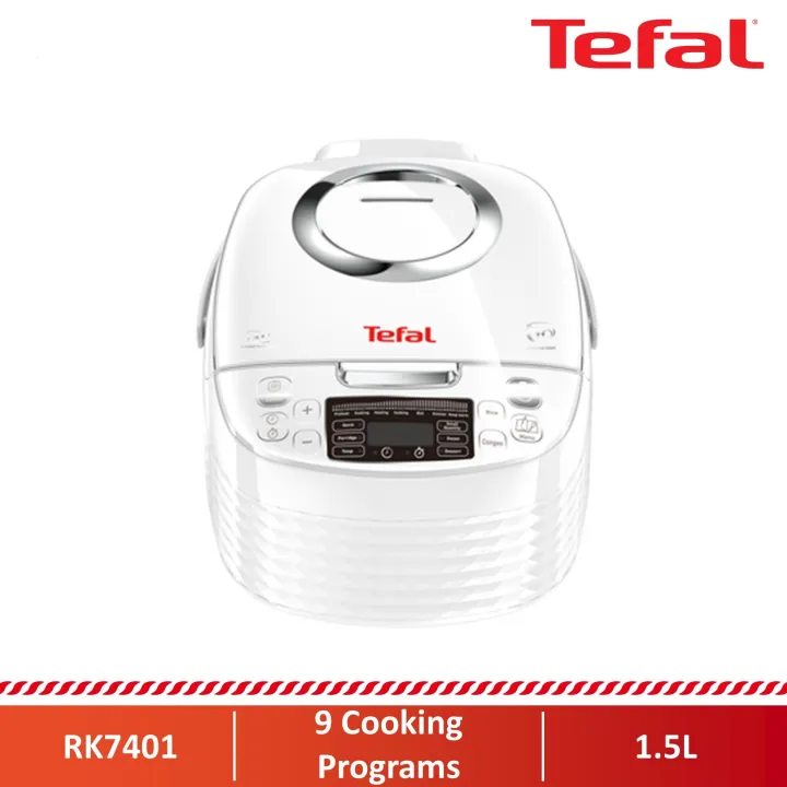 Tefal Rice Cooker Entry Spherical Pot 1.5L (White) (RK7401) (rice