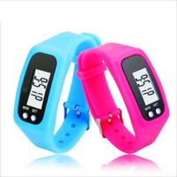 Sports Pedometer Running Step Counter Walking Distance Calorie Counter Pedometer Digital Tracker LCD Fitness Watch Bracelet