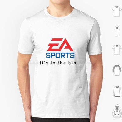 Ea Sports-It S In The Bin T Shirt Pria Wanita Anak 6Xl Hiburan Elektronik Ps4 Pc Playstation Football Soccer Ea Games S-4XL-5XL-6XL