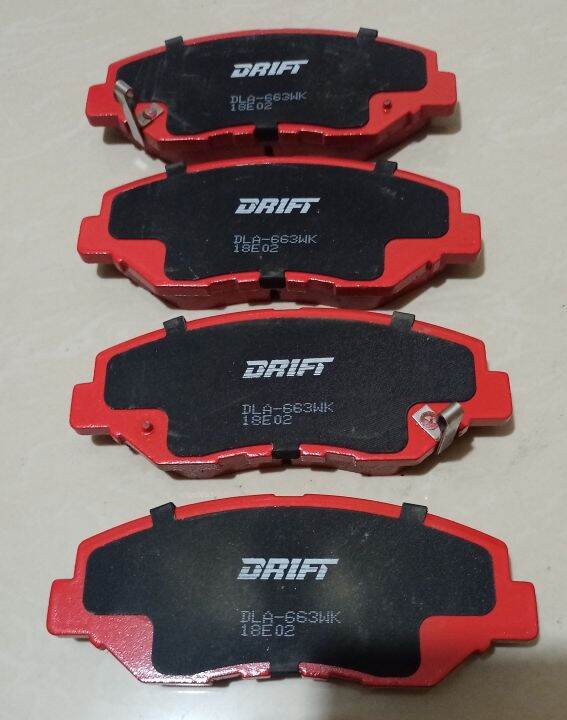 HONDA CRV GEN2 BRAKE PAD FRONT 20022008 DRIFT FRONT DLA663WK Lazada PH