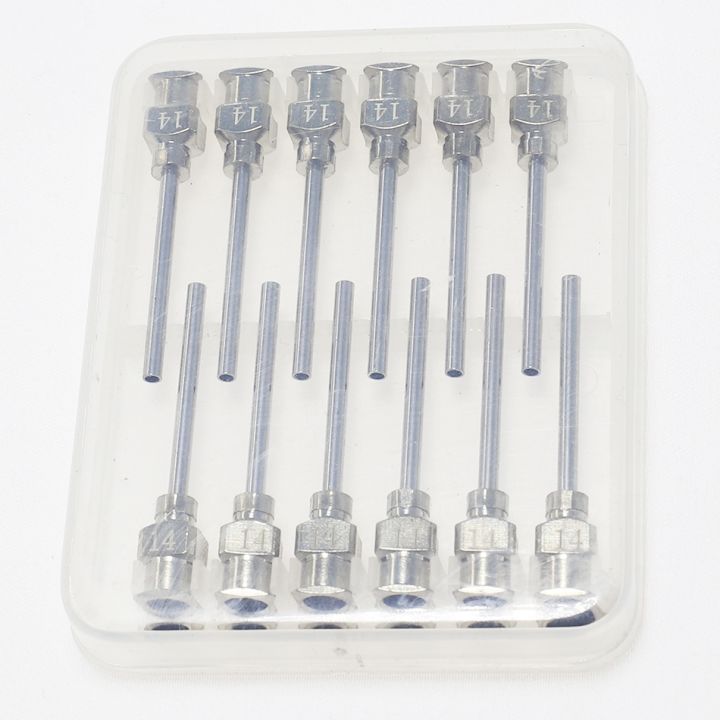 yf-12pcs-1-5-inches-50mm-stainless-steel-syringe-dispensing-blunt-needle-tip-pin-adhesive-stainless-steel-needle
