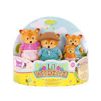 LIL WOODZEEZ FOX FAMILY - เซ็ตตุ๊กตาครอบครัวสุนัขจิ้งจอก