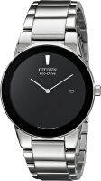 Citizen Eco-Drive Axiom Quartz Mens Watch, Stainless Steel, Silver-Tone (Model: AU1060-51E)