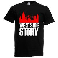 W Side Story Broadway Musical 2021เสื้อยืดผู้ชายผ้าฝ้าย100 ตลก