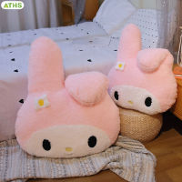 ATHS น่ารัก Sanrio Melody ตุ๊กตากระต่ายหมอนนุ่มยัดไส้น่ารักตุ๊กตาผ้ากำมะหยี่คุณภาพสูงสำหรับวิตกกังวลและความเครียด Relief