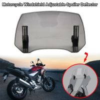 Fit For HONDA CB400X CB500X NT1100 XL750 Transalp ADV 150 X-ADV 350 Motorcycle Windshield Extension Adjustable Spoiler Deflector