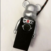 Bearbrick กล้องไลคร่าหมีรุนแรงสามารถกลับเทพเจ้าแห่งความมั่งคั่ง Jinbao Tide Play Color Box Joint Ring 400%