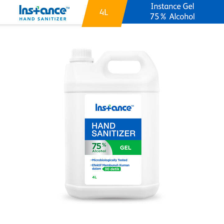 Instance Hand Sanitizer Gel Alcohol 75 4 L Lazada Indonesia