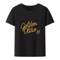 เสื้อยืดแฟชั่น35th ตลกสำหรับวันเกิด "Golden Oldie" ท็อปส์ซูคอรอบแบรนด์เสื้อยืดผู้ชายสไตล์ป๊อปยูนิเซ็กซ์สำหรับ1988