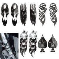 【cw】 Universal Motorcycle Waterproof Anti UV Fork Skull Zombie Decals Graphic Stickers For Harley Kawasaki Honda Yamaha !