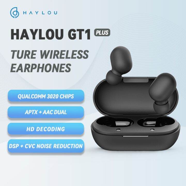 HAYLOU GT1 PLUS Ture Wireless Earbuds Qualcomm QCC3020 AptX/ACC Stereo ...
