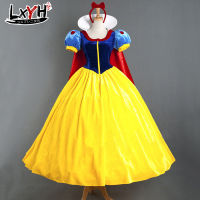 [LXYH- COSER KING] Adult Cosplay Dress Snow White Girl Princess Dress Women Adult Cartoon Princess Snow White Halloween Party Costume