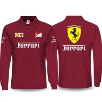 คุณภาพสูง ใหม่ เสื้อโปโลแขนยาว ลาย F1 Racing Suit Ducati F1 แฟชั่นฤดูร้อน สําหรับผู้ชาย และผู้หญิง 2022