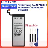 Original Samsung เปลี่ยนแบตเตอรี่ EB-BN920ABA สำหรับ Samsung GALAXY หมายเหตุ5 SM-N9208 N9208 N9200 N920t N920c Note5 EB-BN920ABE