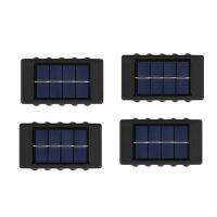 4Pcs Solar Light Waterproof Led Light for Garden Street Landscape Balcony Decor Solar Wall Lamp Outdoor