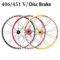 Litepro Wheelset 6สายฟ้าดิสก์เบรกสำหรับ7/8/9/10/11ความเร็ว20นิ้ว406 451จักรยานล้อ V เบรกสำหรับ8-10ความเร็วด่วนที่วางจำหน่าย Hub 100/135มิลลิเมตร130มิลลิเมตรล้อสำหรับ BMX พับขี่จักรยานล้อชุดอุปกรณ์จักรยานร้านค้า