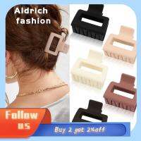 ALDRICH แฟชั่นคลิปกิ๊บหนีบผมยึดมั่น10ชิ้นที่หนีบผมไม่ลื่นสี่เหลี่ยมเรซินทนทานปูกิ๊บหนีบผมผู้หญิง