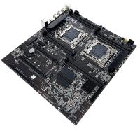 1 PC X99 Dual-Socket CPU Motherboard PCB + Metal LGA2011-3 8XDDR4 ECC RAM Slot PCIEx16 SATA3.0 Server PC Motherboard Support E5 V3/V4 CPU