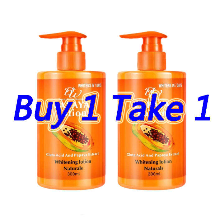 【Buy1Take1】Whitens In 7 Days Papaya Lotion Gluta Acid And Papaya