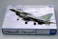 นักเป่าแตรรุ่น1/48 02841 PLAAF J-10A มังกรที่แข็งแรง