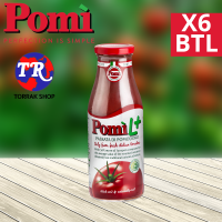 Pomi Tomato Sauce L+ ซอสมะเขือเทศ สูตรไลโคพีนเข้มข้น 500g. แพ็ค 6 ขวด