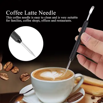 Fancy Latte Coffee Hook Flower Carve Stick Flower Needle Coffee Latte Art  Pen