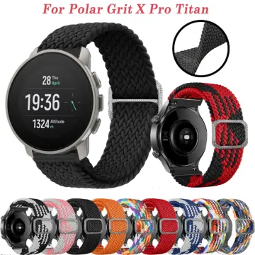 Shop Generic Metal Strap For Polar Vantage M 2 Correa For Polar Grit X/x  Pro/x Pro Titan Band For Polar Ignite 2/pacer/unite Leather Bracelet Online