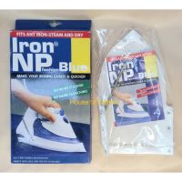 แผ่นรองเตารีด IRON NP Blue ชนิดมีรู สำหรับเตารีดไอน้ำและเตารีดธรรมดา ถนอมเนื้อผ้าไม่ทำให้ผ้าเหลือง