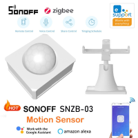 E Life Smart Store SONOFF SNZB 03 Zigbee Motion Sensor Switch Human Body Sensor Zigbee PIR Sensor Smart Home Security 10 ° Wide View Low-Battery Notification With EWelink Works For Alexa Google Home