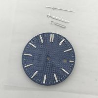 ♠☇ 31.7mm Watch Dial with Calendar Watch Hands Watch Accessories for 2813 8215 Movement