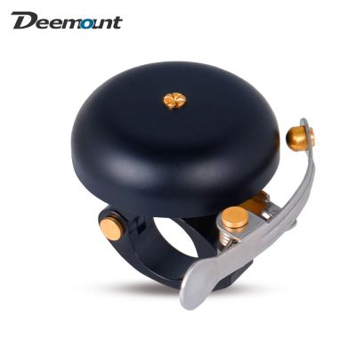 Deemount Classic Cycle Brass Bell ซ้ายขวามือใช้จักรยาน Handlebar Mount Anodized 55Mm 85G แหวน High Pitch กรอบคำเตือนเสียงรบกวน