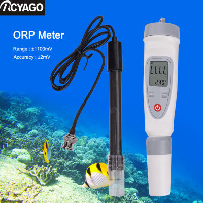 RCYAGO Digital Meter ORP Meter เครื่องวัดคุณภาพน้ำ2mV การทดสอบความแม่นยำ ORP สำหรับสระว่ายน้ำ,พิพิธภัณฑ์สัตว์น้ำ,Labs,การแปรรูปอาหาร