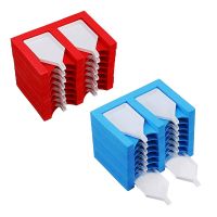 2 Set 16 Slots Diamond Painting Tray Organizer Diamond Painting Accessories Tray Diamond Painting Tools, Red &amp; Blue