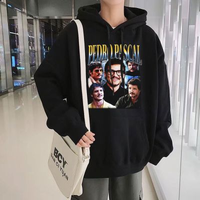 American Movie Tv Actor Pedro Pascal Graphic Hoodies MenS Sweatshirt Casual Oversized Hoodie Vintage Streetwear Pullover Unisex Size Xxs-4Xl