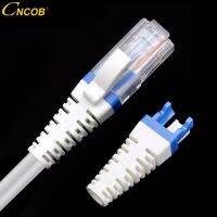 Cncob ฝา Rj45 Cat6a Cat6ตัวเชื่อมต่อเครือข่ายรองเท้าบูท Tpu ฝาฝาปิดป้องกันอีเทอร์เน็ต100ชิ้นรูรับแสง: 5.5-7.0มม.