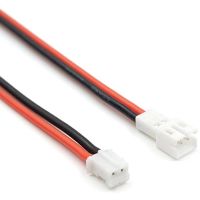 รับ3 ข้อต่อสายไฟ 2ขา JST XH 2.54 mm Pitch 2 Pin Male and Female Jack Wire Cable Connector Length 20cm 24AWG