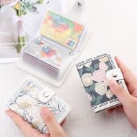 【CW】✿  20 slots Womens Mens ID Credit Card Holder Wallet Organizer Business