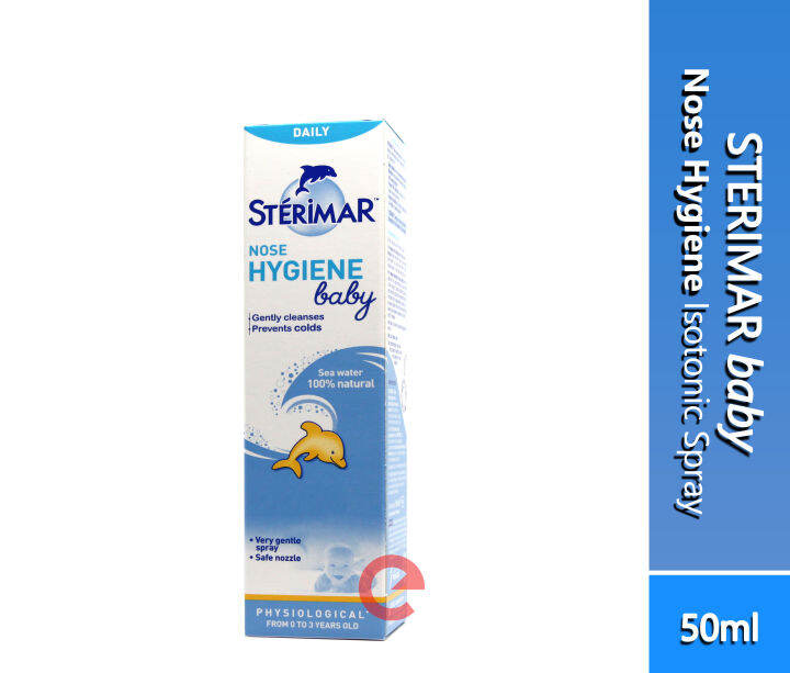 Sterimar Baby Nose Hygiene Sea Water Nasal Spray 50ml Isotonic (From 0 ...